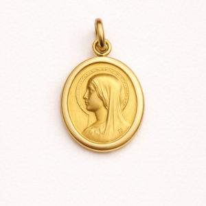 Médaille Vierge Marie 18K