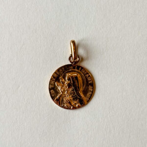 Médaille Sainte Thérèse de l’Enfant Jésus 18K