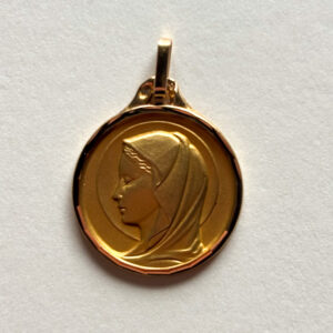Médaille Vierge Marie 18K